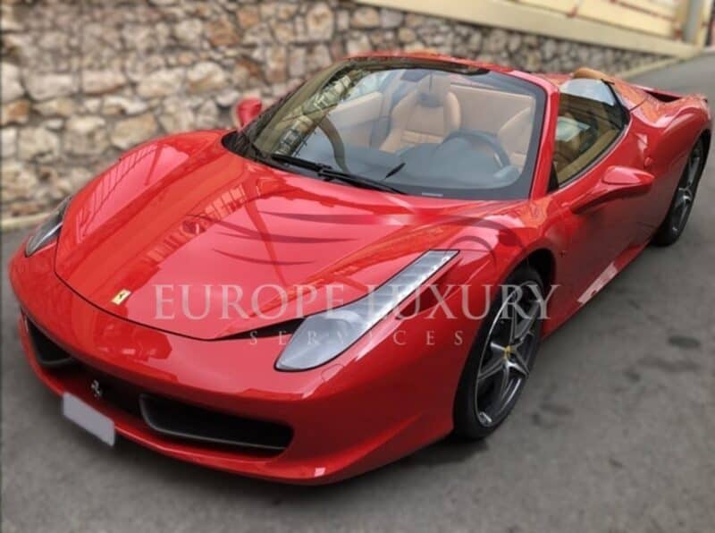 Ferrari 458 Italia Spider Rental