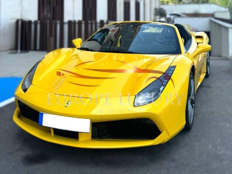 Ferrari 488 Spider Rental