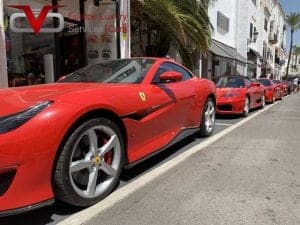 Supercar spotting in Puerto Banus: Bugatti Divo, Ferrari SF90